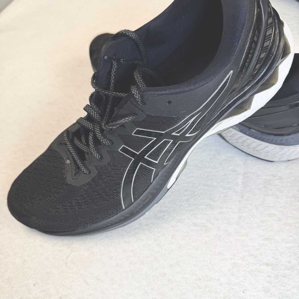 ASICS Gel Kayano 27 Men's Size 13 Black Running Shoes FlyteFoam